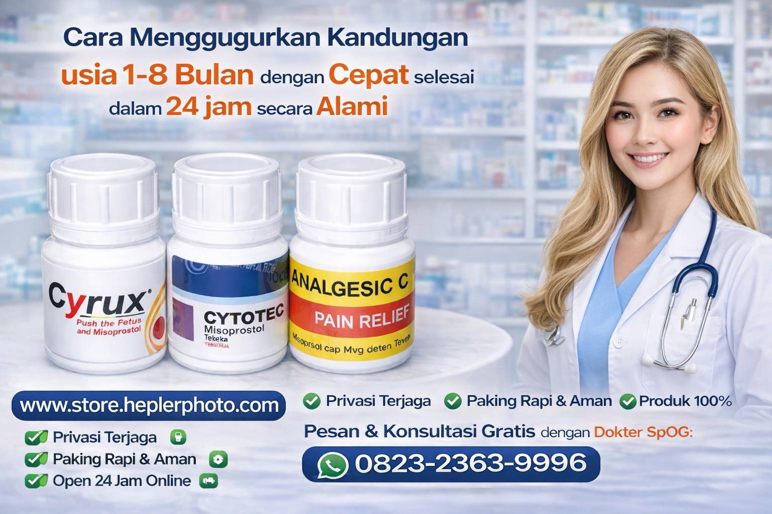 Pilihan Obat Aborsi Untuk Pengguguran Janin 5 bulan Secara Aman