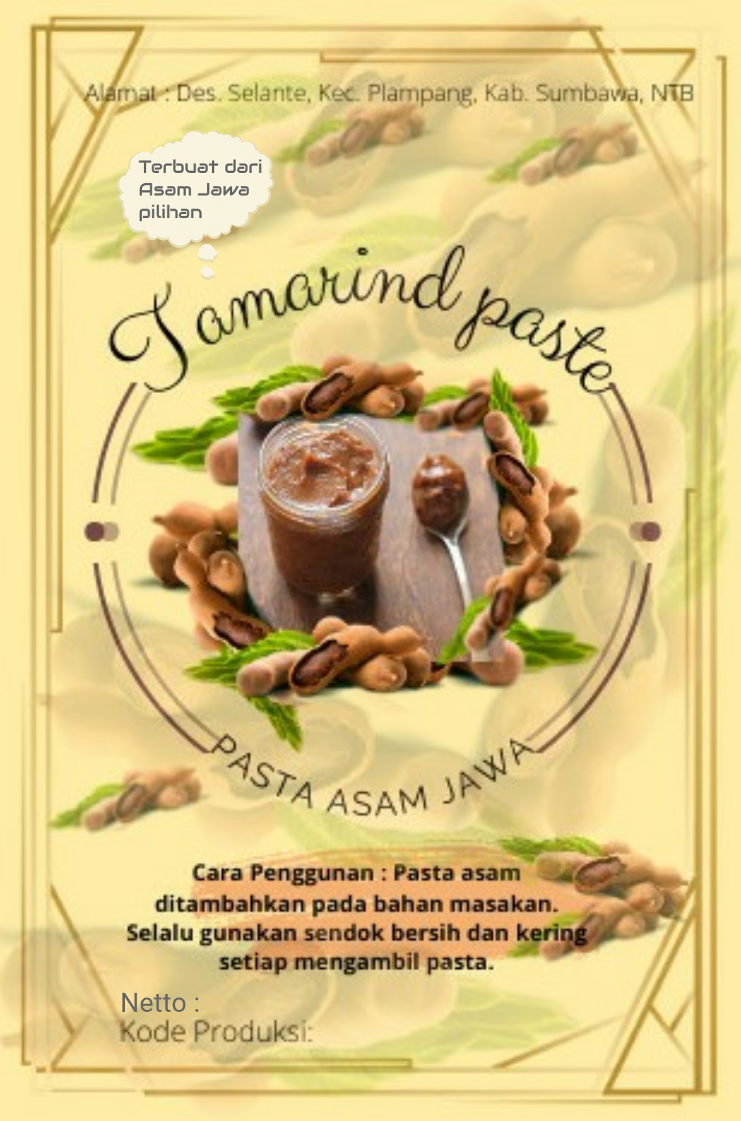 Pasta asam jawa